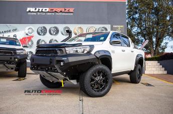 TOYOTA HILUX N80 4WD MO970 SATIN BLACK MILLED ACCENTS